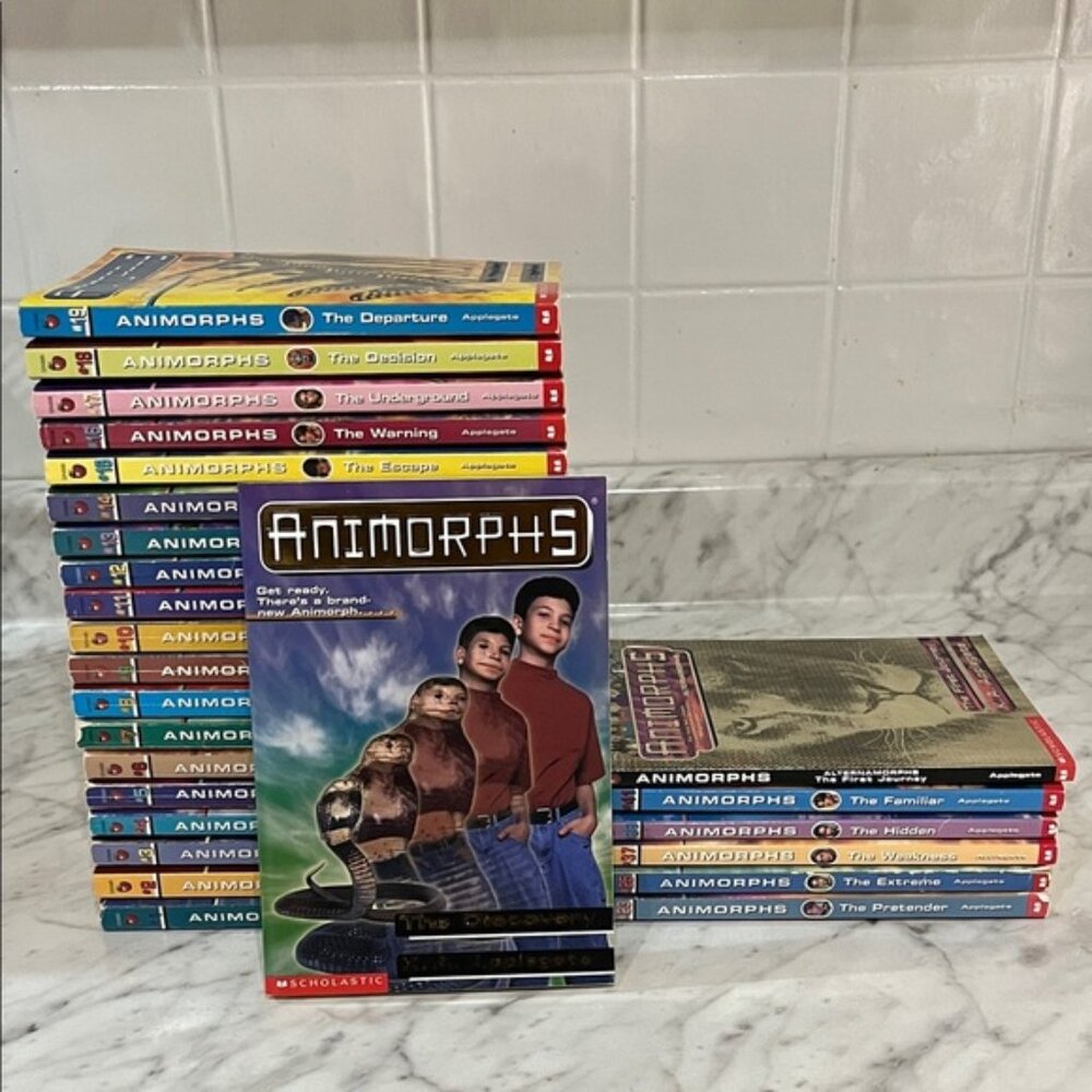 1990s Animorphs Book Series Collection Complete 1-20 + Extras Teen Chapter Paper